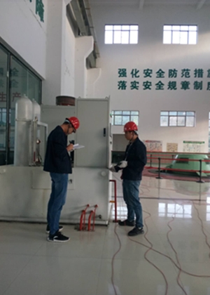 CQ9电子「中国」官方网站为某单位水力发电站做雷电防护装置检测工作